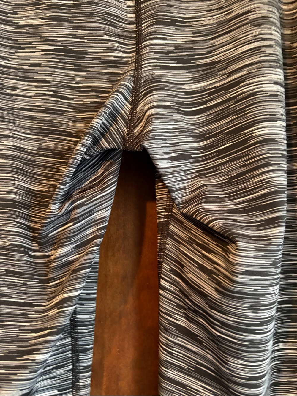 tek gear Gray & Black Space-Dye Leggings - Picture 5 of 6
